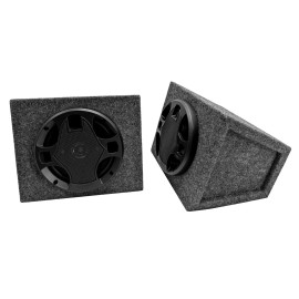SDX Audio 6.5" 4-way 500W 6.5" Wedge Speaker Box (pair)