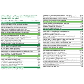 Raw Nutritional Raw Nutritional Alkaline Greens | Pure Organic Greens Vegetable Superfood Powder | Natural Cleanse Powder, Dietary Fibre for Digestion, Immune Support, Boost Energy | 30 Servings, 240g