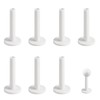 Golf Rubber Practice Tees Set of 7 Golf Tees Heavy