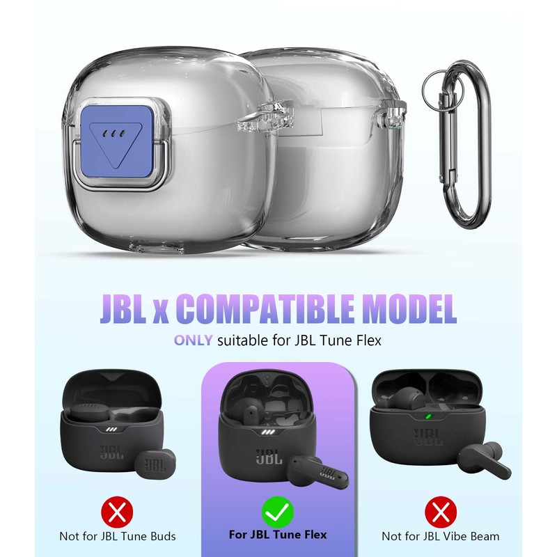 Upgrade Secure Lock for JBL Tune Flex 2 Case Cover
