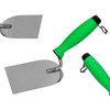 ToolSpace Precision plastering trowel made of stainless steel with rubberised