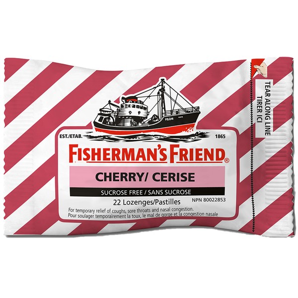 Fisherman's Friend Cough Lozenges Cherry 22 Lozenges