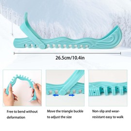 Lnrkai Kufenschoner Schlittschuhe Schoner, Verstellbarer Schlittschuhe Zubehör Für Eiskunstlauf Eishockey Schuhe Für Damen Kinder (1, Mintgrün, M)