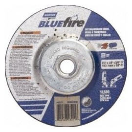 Norton Bluefire 4-1/2 x 1/8 x 5/8-11 Thread Grinding Wheel 66252843211