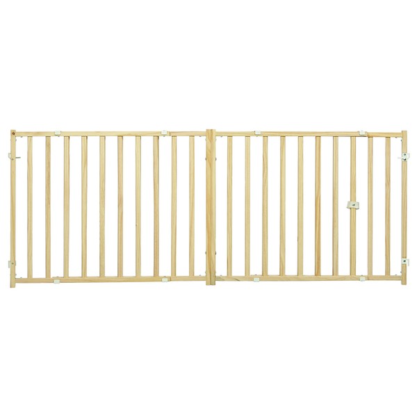 MidWest Extra-Wide Swing Pet Safety Gate, Expands 50.25 - 94" Wide, 24" Tall