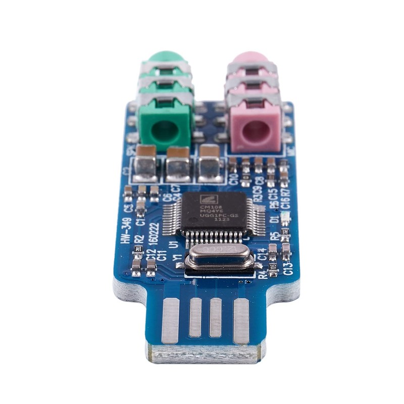Lrocaoai 4X Free Driver USB Sound Card CM108 USB Sound
