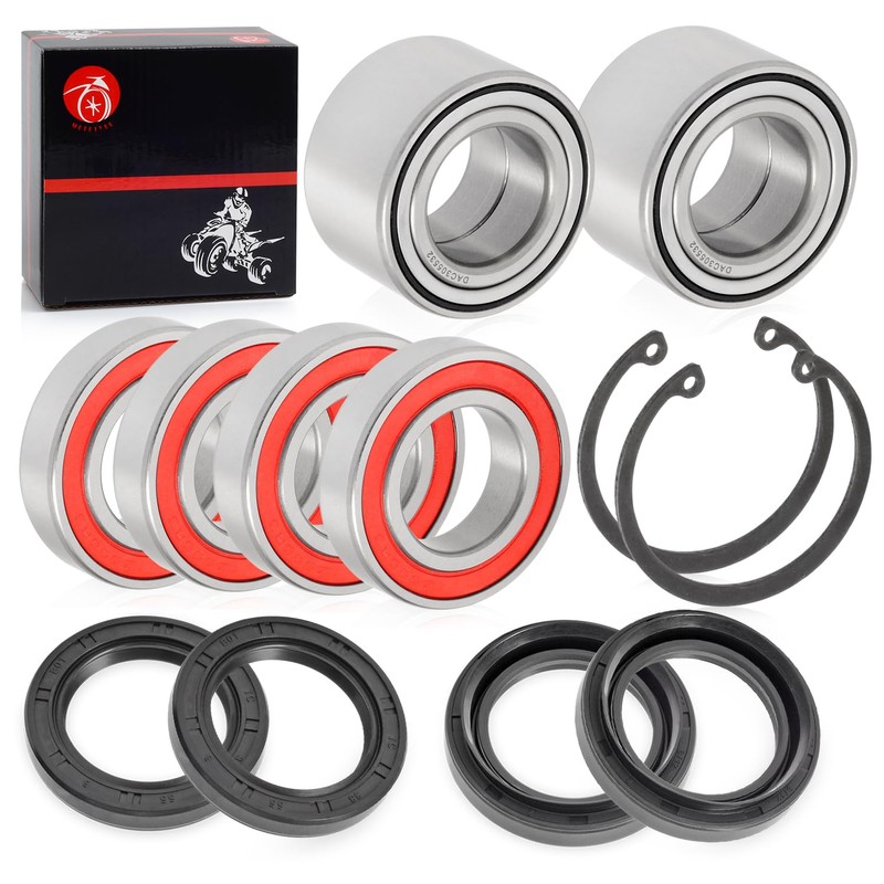 Front & Rear Wheel Bearing Seal + CIRCLIP Kit For