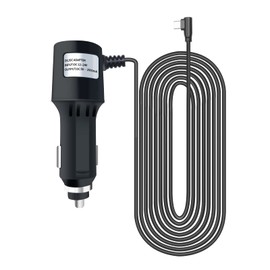 HUPEJOS Car Charger Type-C Adapter for V7/V80-4CH Dash cam, Replacement Vehicle Power Cable Cord