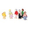 Wooden Dollhouse People for Kids Movable Cultivate Imagination Doll House
