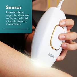 RCA Depiladora Profesional RC-IPL de Luz Pulsada, 300 K Disparos sin dolor, Unisex, Elimina Vello Facial, Corporal, Axilas, Piernas, Bikini Brazos, 5 Niveles, Uso en Casa, Depiladora No Láser