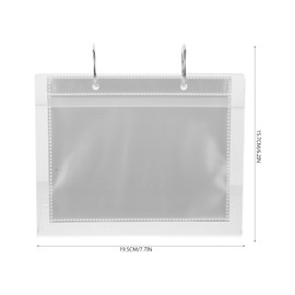 STOBOK 6x7inch Photo Albums Desktop Photo Album Collection Acrylic Tabletop Flip Picture Album Photo Frame Photo Display For Home Office Baby Shower Wedding 6inch 34 Pieces Photo Album