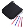 Zerodis Pencil Case, Black Marker Bag for Class Home School