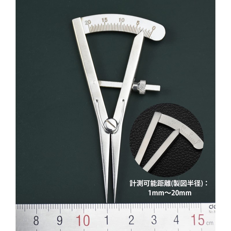 LIKENNY Leather Craft Divider, Perforated Compass, Leather Marking, Wire Drawing,
