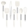 Joyfair Kitchen Utensil Set, 7-Piece Cooking Utensils Set, White Non-Stick