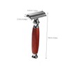 FOMIYES Men Vintage Manual Handle Portable Beard Shaver for Facial