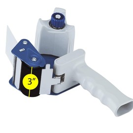 PERFECTAPE 3 in Wide Heavy Duty Tape Gun, 4-Pack, Used for 3" Heavy Duty Packing Tape, Comfortable Handle, Sharp Blade for Packaging, Shipping and Moving