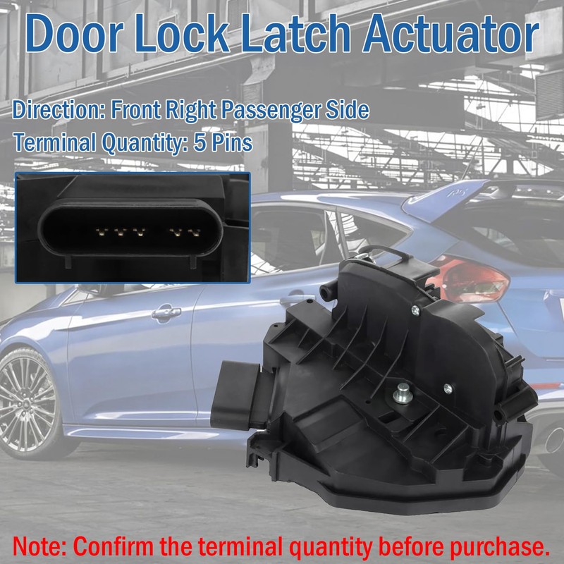 Qagea Front Right Passenger Side Door Lock Latch Actuator 5