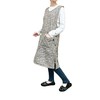 SHOPRA 14262-2 Warm Long Apron, Pink Flower, LL - 3L
