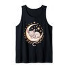 Crescent Moon Devon Rex Pixie Cats Tank Top
