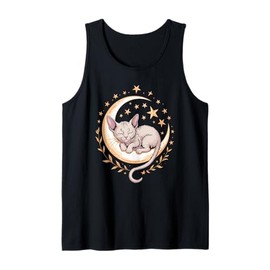 Crescent Moon Devon Rex Pixie Cats Tank Top
