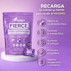 30 Sobres Magnesio, Vitamina D3, B12, Adaptógenos, para Mujer sin Azúcar