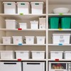 QWORK® Pack of 100 Magnetic Labels Writeable 80 x 30