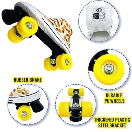 HASERD Roller Skates for Women with Bags- Adjustable Double Row Canvas Roller Skates...