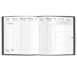 Quo Vadis 2026 Refill for Executive - Weekly Planner - 13 Months, Dec. to Dec. - 6 1/4 x 6 1/4" - Time Management Appointment Organizer