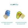 Moonka -shampoo Sólido Coco Rizos Definidos Bye Frizz 90g
