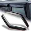 M-AUTO Outside Mount Window Visors Compatible with 1991-2007 E150/E250/E350, Tape-On