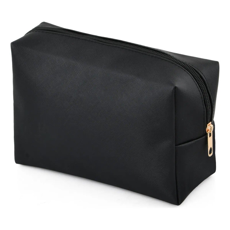 Bolsas De Cosméticos De Viaje Portátil Con Cremallera Negro