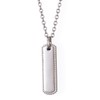 The Kiss TPD9014-40 Stainless Steel Women's Necklace, 15.7 inches (40