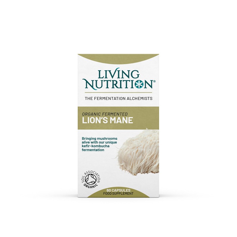 Organic Fermented Lion's Mane (60 Caps) - 800mg Fermented Lion’s