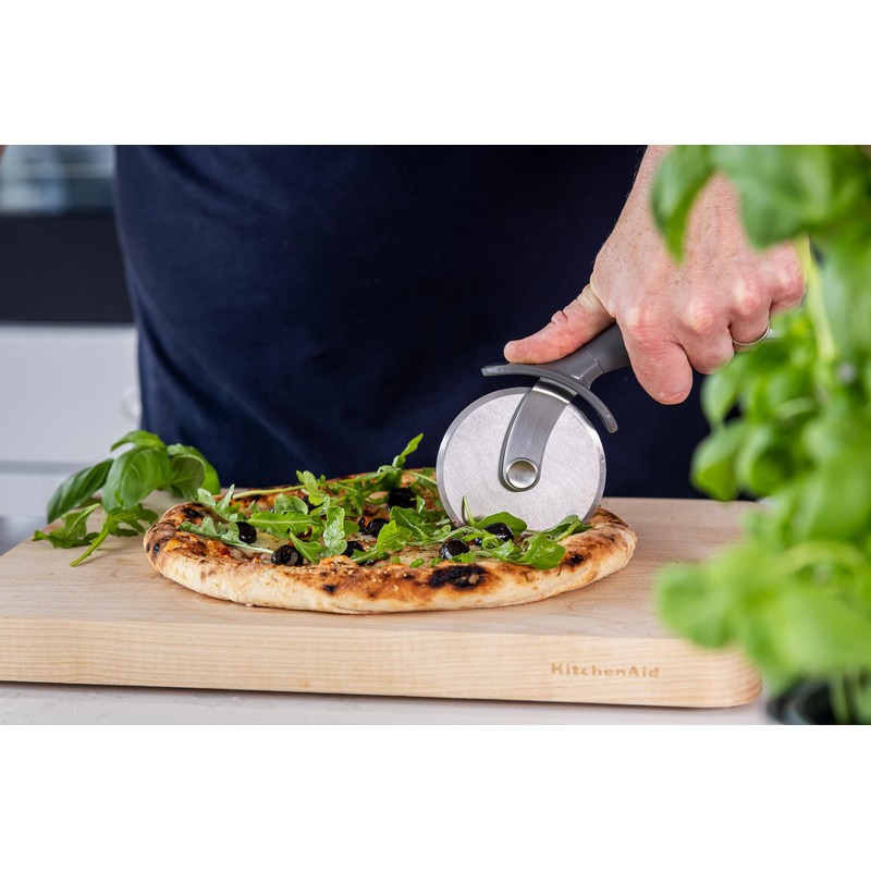 KitchenAid Soft Grip Pizza Cutter - Charcoal Grey
