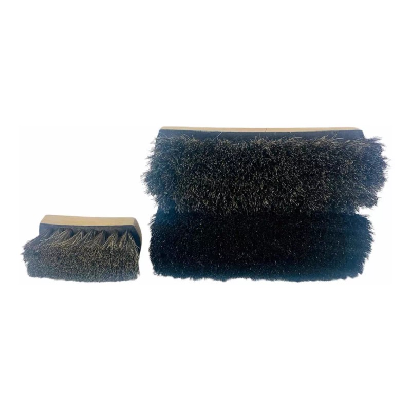 Lux-z Cepillos De Cerdas Naturales Para Bolear Calzado Pack De