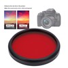Camera Full Red Lens Filter Full Red Filter Camera Waterproof