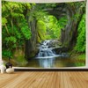 Wycian Tapestries Lake Wall Towel Cave Tapestry Waterfall in the