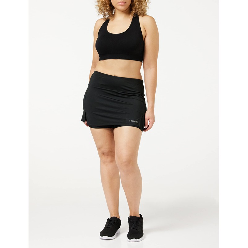 HEAD Club Basic Skirts, Donna, Nero, M