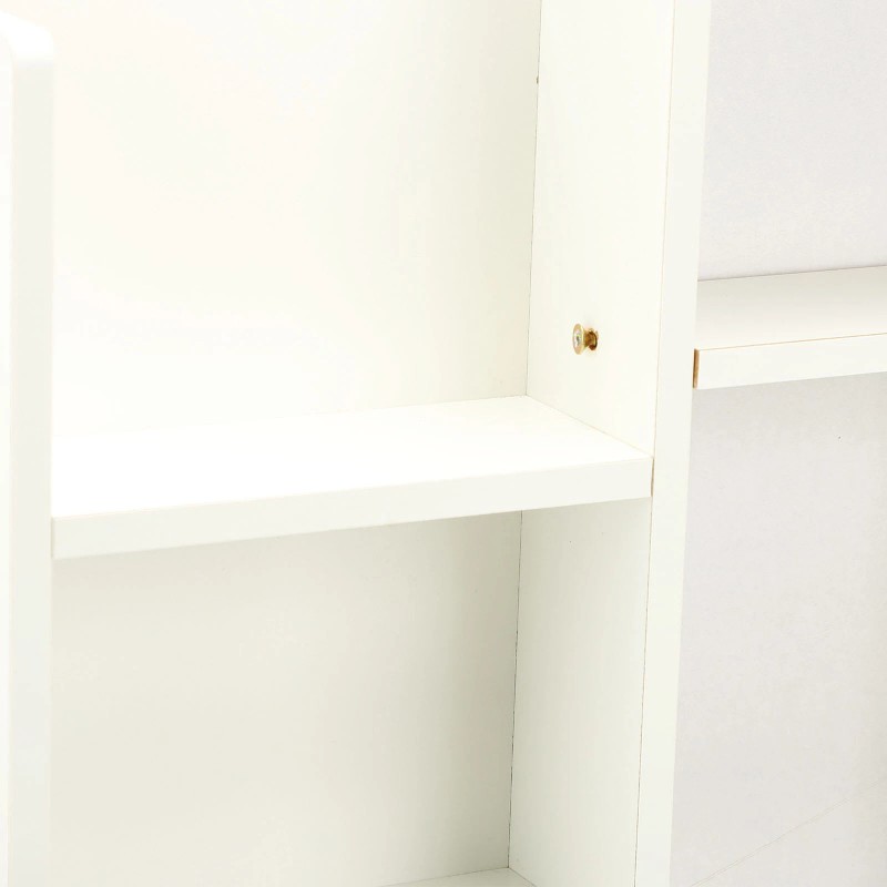 Dressing Table Vanity Table Elegant Lighted Mirror With Drawers Shelves