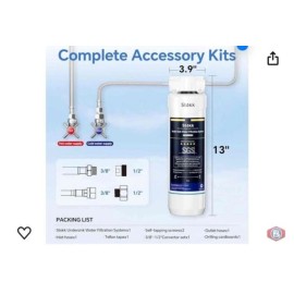 Stokk UC50 Under Sink Water Filter, Reduces Lead, Chlorine, Bad Taste & Odor,...