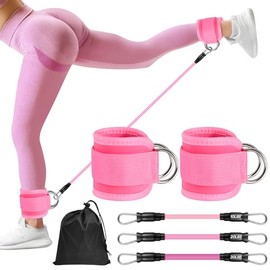 16 en 1 Kit de Barra de Pilates con Bandas de Resistencia | Versión Actualizada Barra de Pilates Multifuncional, Banda de Resistencia Ajustable para E