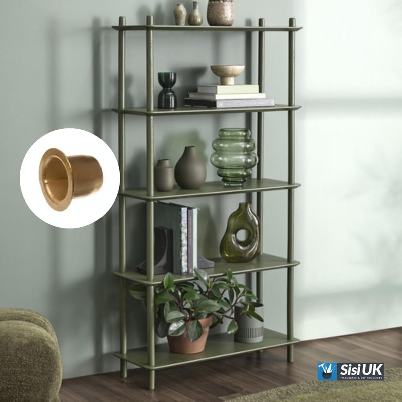 Banjo Shelf Supports 6mm Electro Brass Banjo Loop Shelf Support