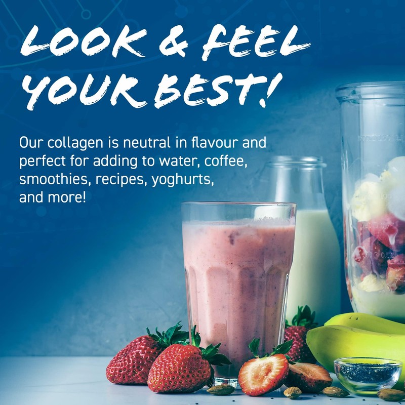 Applied Nutrition Marine Collagen Powder - Hydrolysed Collagen Protein, Healthy