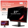 bersem 2 Pack 27 inch Removable Computer Privacy Screen Filter