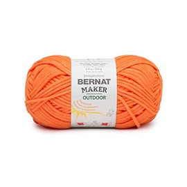 Bernat Maker Outdoor Solids- Oranges