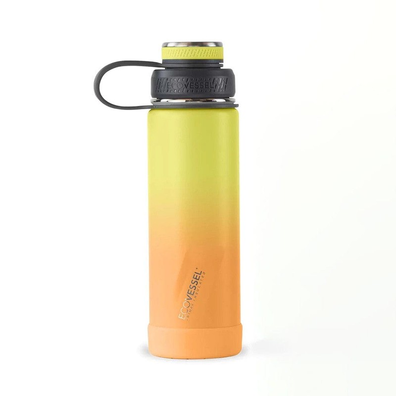 EcoVessel Boulder Triple Insulated Bottle 591ml, Black Shadow