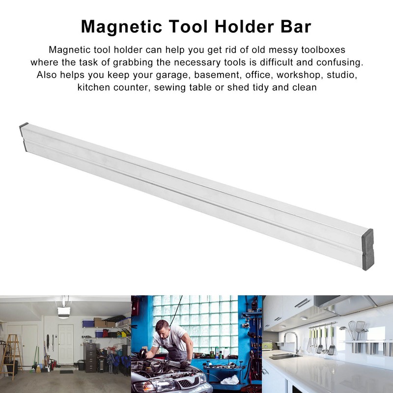 Magnetic Tool Holder 2 Sided Heavy Duty Kitchen Knives Storage