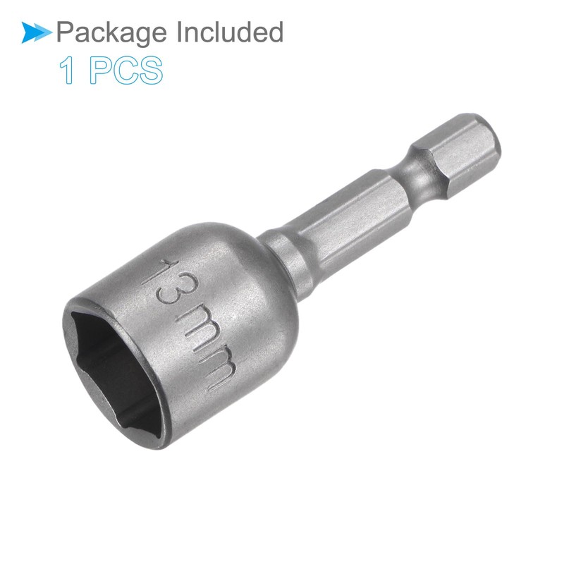 CoCud Quick Change Nut Setter Driver Bit 13mm Metric 48mm