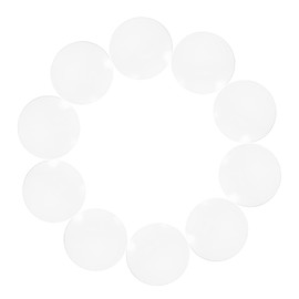 POPETPOP 10 PCS Watch Plate, Transparent Lens Watch Glass, Laboratory Clock, Laboratory Vaporizing Dish, Chemistry Evaporation Plate, School Laboratory Watch Glass, Chemistry Watch Glass, Evaporative