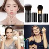 SinChic Retractable Makeup Brush,2 PCS Portable Travel Size Makeup Brushes